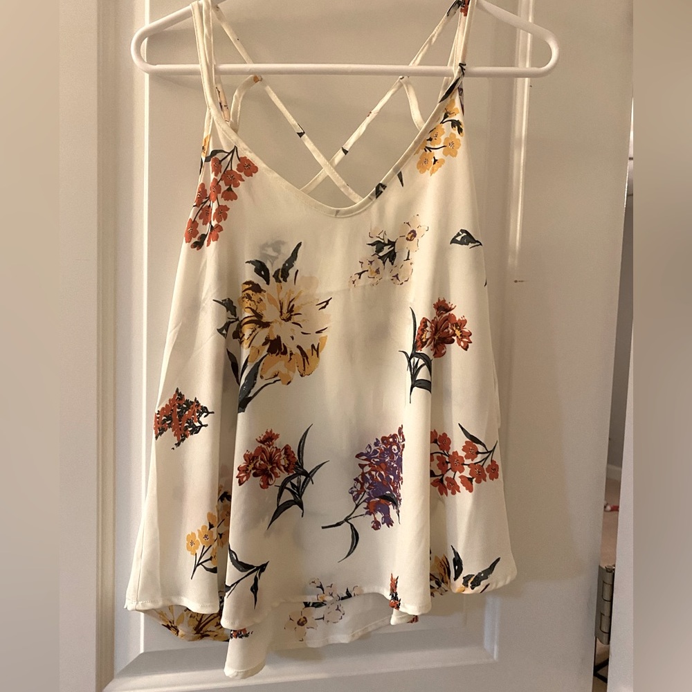 Floral tank top